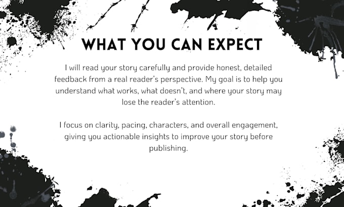beta read your story and give honest feedback