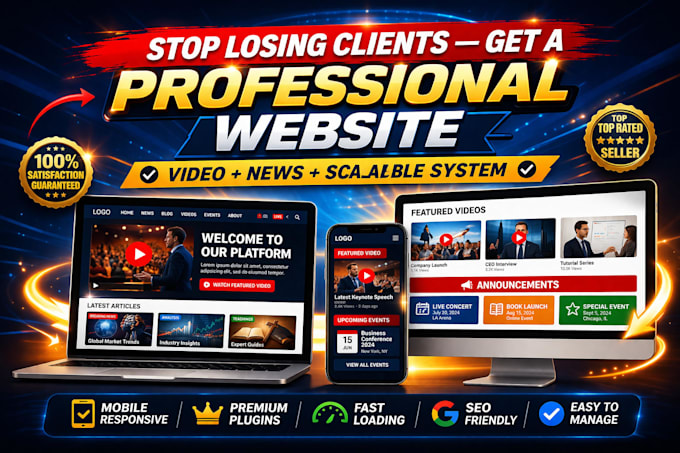 build a professional website that converts visitors into clients