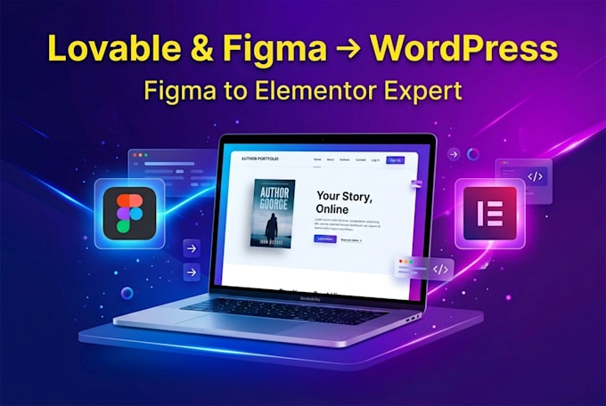 convert lovable to wordpress, figma to wordpress and figma to elementor expert