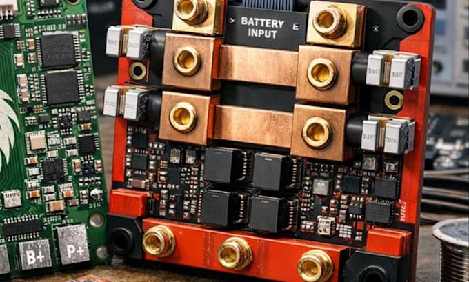design your bms power electronics pcb and battery system for ev system