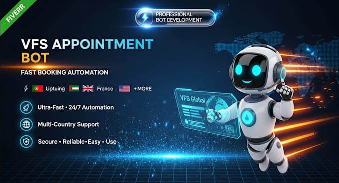 Dev booking bot,tls bot,vfs appointment bot,bls bot,vfs appointment bot ...