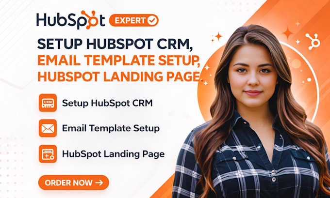 hubspot crm, email template setup, hubspot landing page