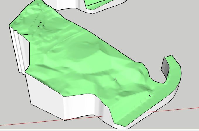 accurate 3d terrain model from survey and contour data