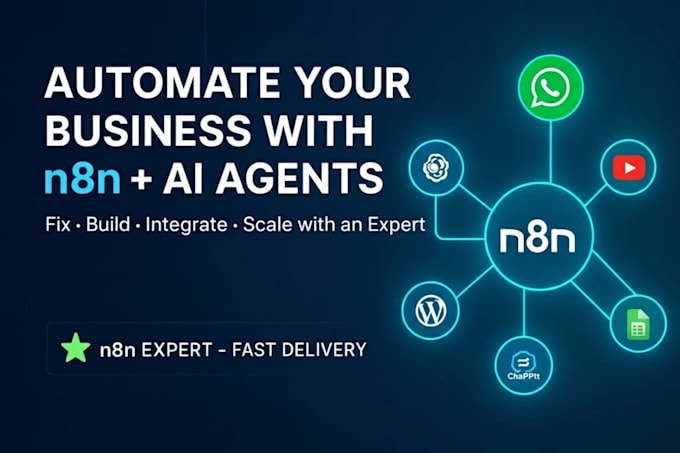 build n8n automation workflows with ai for your wordpress or CRM