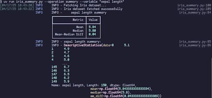 write custom python scripts for automation and data processing