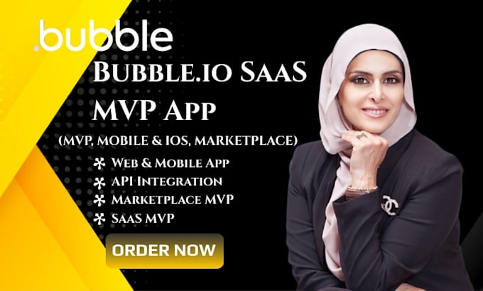 build bubble io saas app, mvp, marketplace website as bubble developer