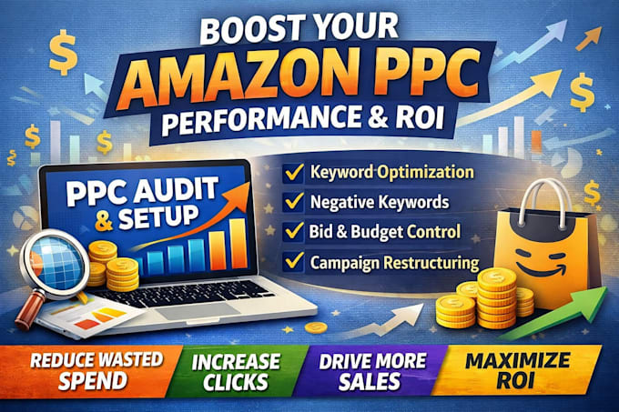 setup amazon ppc ads campaign advertising audit optimize and management seo