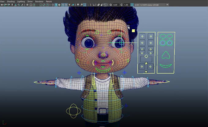 make rig to3d vrm avatar model,cartoon character rigging,sync,rig3d animaze vrc