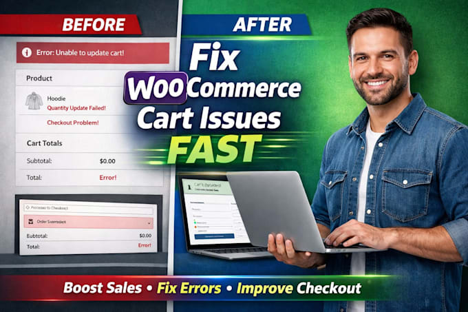 fix woocommerce cart page issues fast and professionally