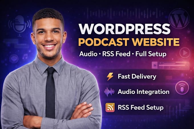 build wordpress podcast site configure wordpress audio wordpress RSS feed