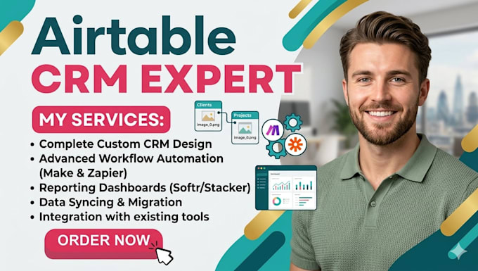 setup airtable database airtable crm automation airtable integration