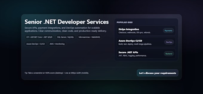 build secure stripe payment flow in asp net core with database updates