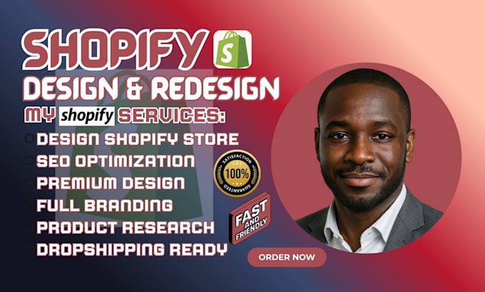 design or redesign professional and responsive shopify store