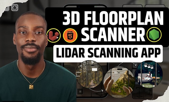 build lidar scanner app, 3d floor plan app, iphone 3d room scanning app or webar