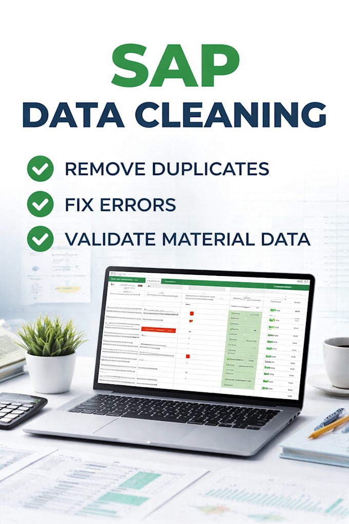 clean and validate your sap material master data