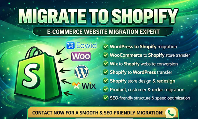 migrate ecwid woocommerce to shopify transfer volusion weebly to shopify website