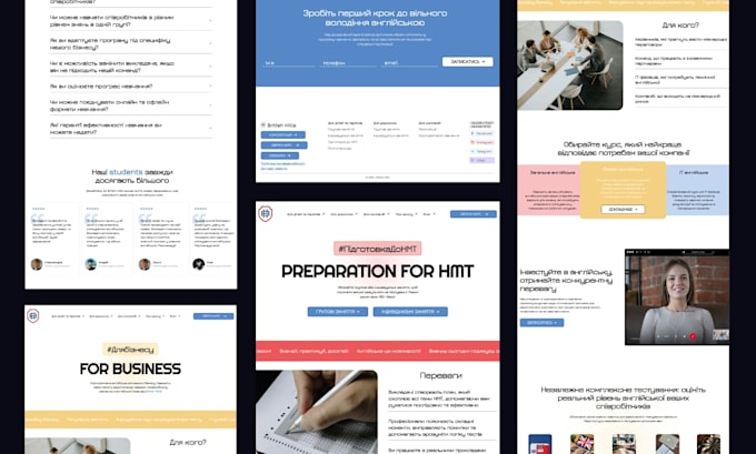 design modern website UI UX with clean user experience
