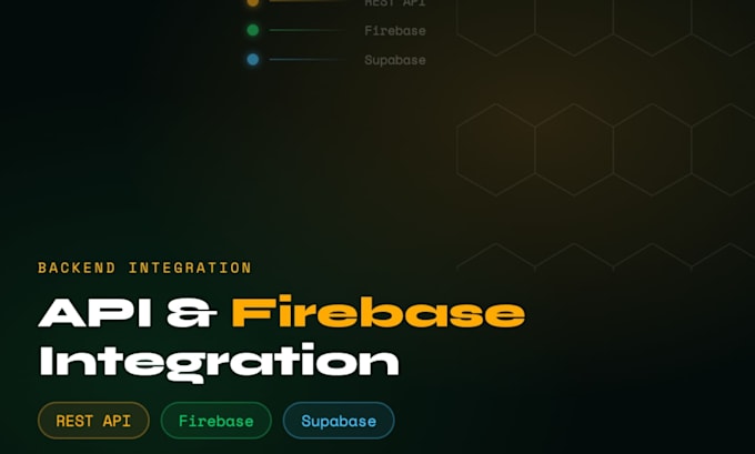 integrate rest API or firebase into your flutter app