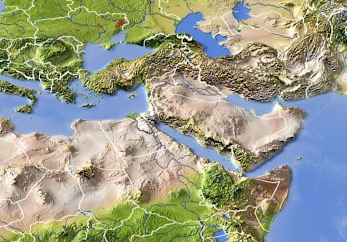 turn topography into 3d sketchup model, 3d terrain design,cgi landscape building