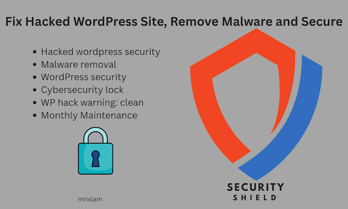 fix hacked wordpress site, remove malware and secure them safely