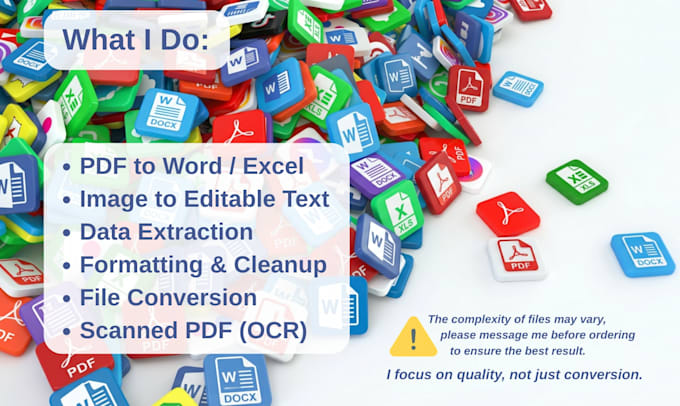 do accurate formatting and file conversion services