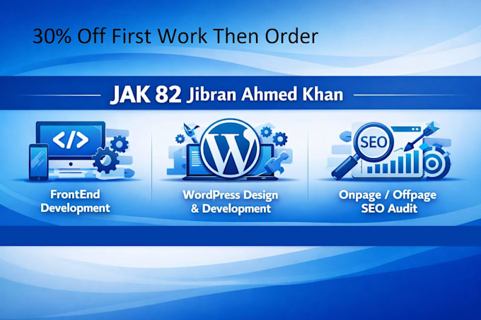 do custom frontend web development SEO friendly HTML css javascript