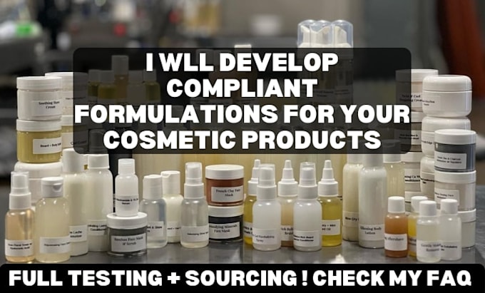 develop compliant formulations for your cosmetic products