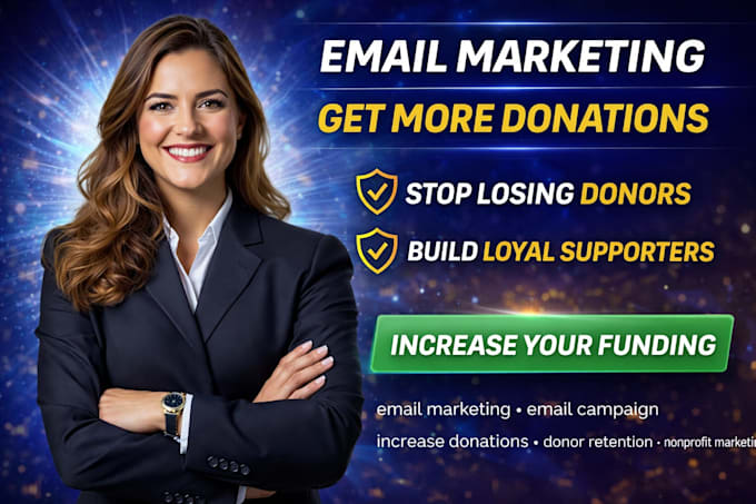 create email marketing campaigns to increase donations