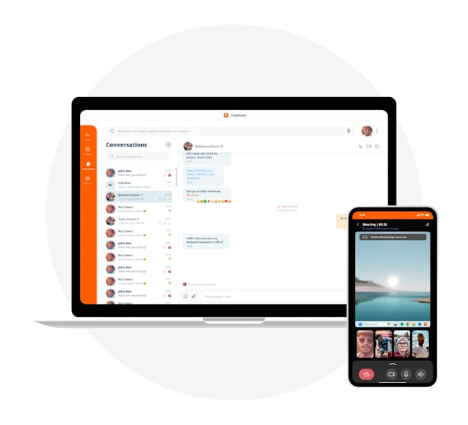 develop a linphone app softphone app voip app linhome