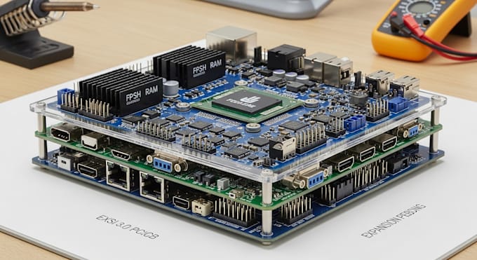 design professional hardware for fpga linux soc and multilayer pcb development
