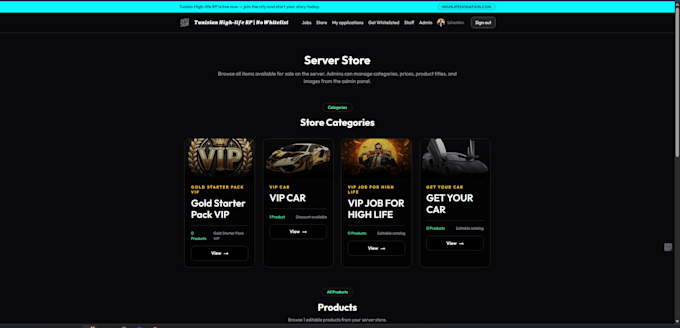 create a fivem community platform with discord login