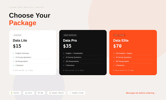 do data analysis and dashboard using excel and sql