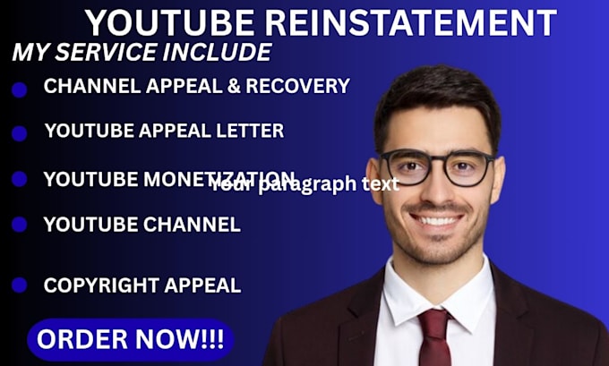 create an appeal for youtube demonetization and reinstatement issue