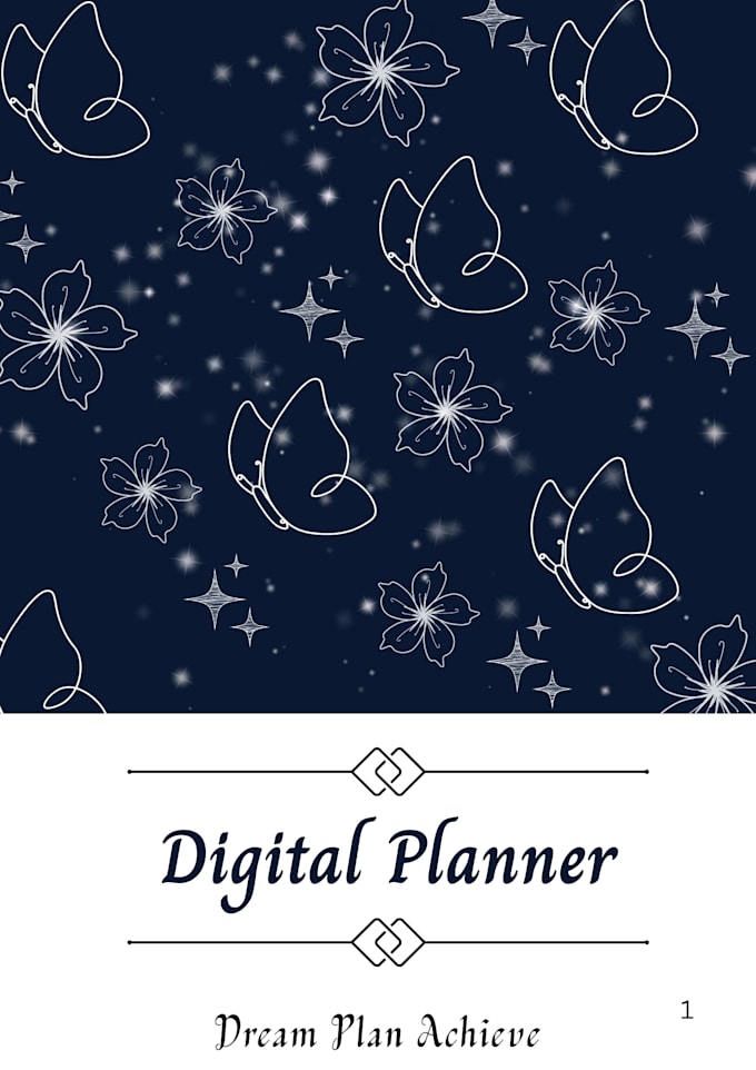 design digital planner, journal, worksheet, or printable template