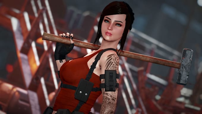 rip ue 3d model from game and extract full 3d game character and assets