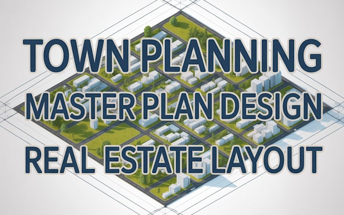 design town planning master plan for efficient land development