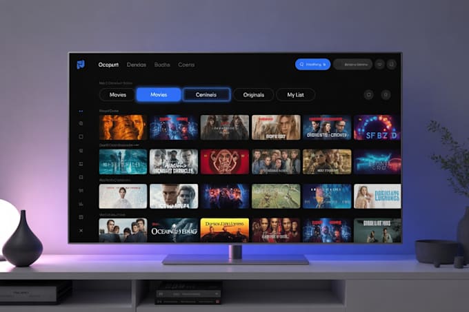 develop ott iptv streaming app for android TV, firestick and mobile