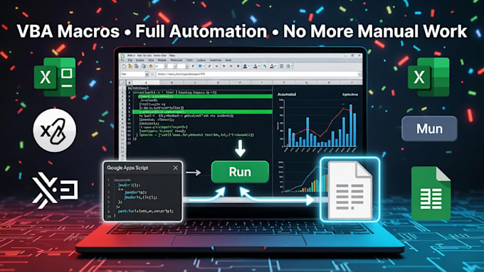 automate excel with vba macros, formulas, google sheets apps script