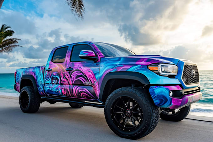 professional van wrap design, vehicle wrap design,