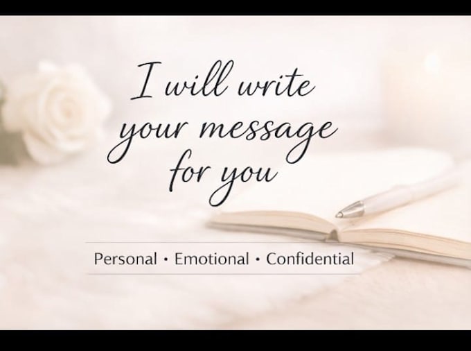write heartfelt, personalized messages, captions, and emotional content