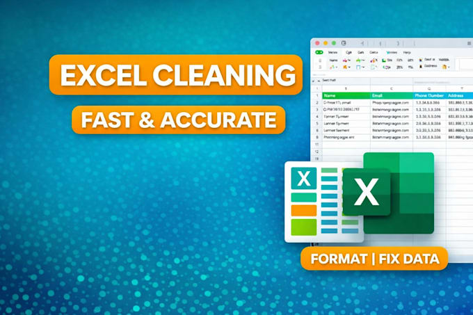 clean your excel contact database