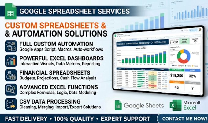 automation full custom excel spreadsheet finance spreadsheet,excel dashboard,csv