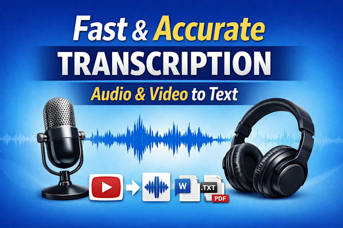 do accurate audio and video transcription