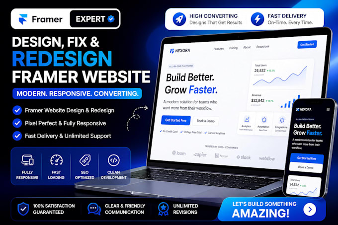 build a high converting framer website fix framer website figma to framer