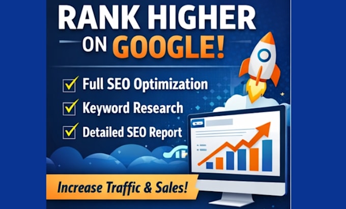 technical, on page and website SEO optimization