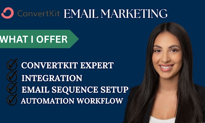 do convertkit email automation and landing page setup