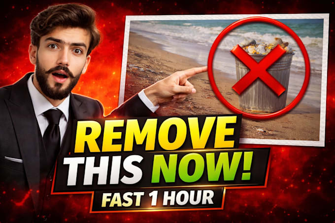 remove background person or object from photo in just 1 hour
