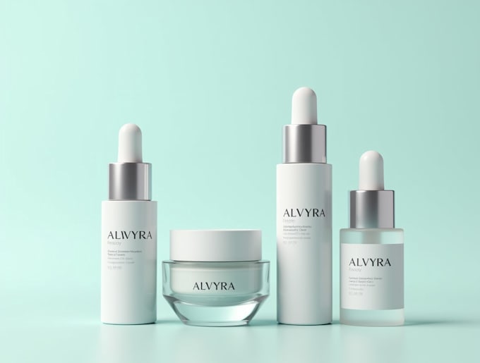 create cosmetic and perfume product mockups with your logo
