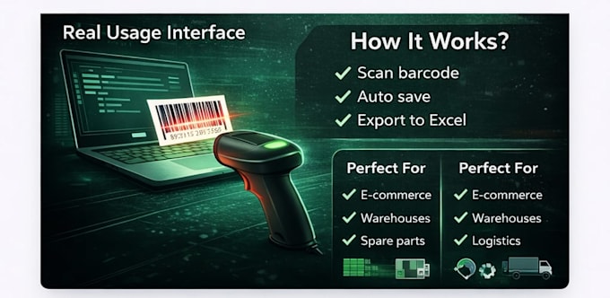 build a barcode inventory system