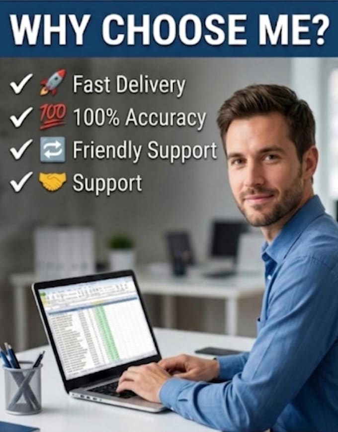 do excel data entry copy paste typing and pdf to excel work